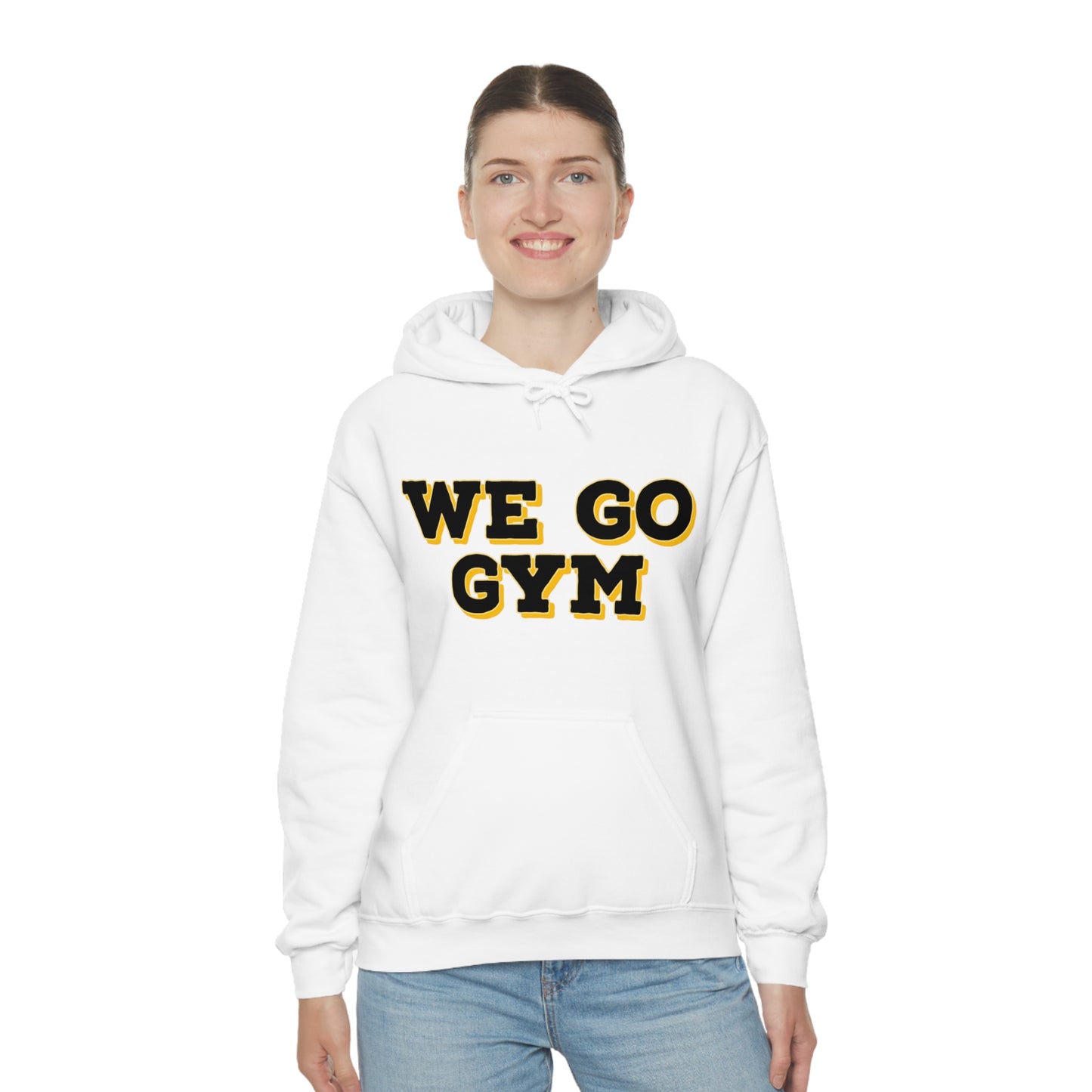 We Go Gym Hoodie Funny Gym Hoodie - Premium Hoodie for Just $34.99! Shop now at Crunchin' Time