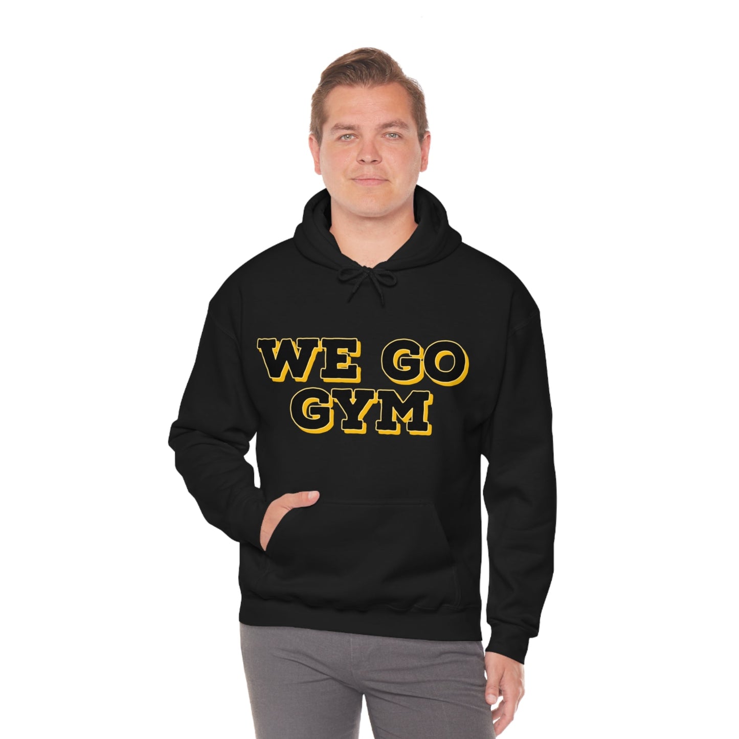 We Go Gym Hoodie Funny Gym Hoodie - Premium Hoodie for Just $34.99! Shop now at Crunchin' Time