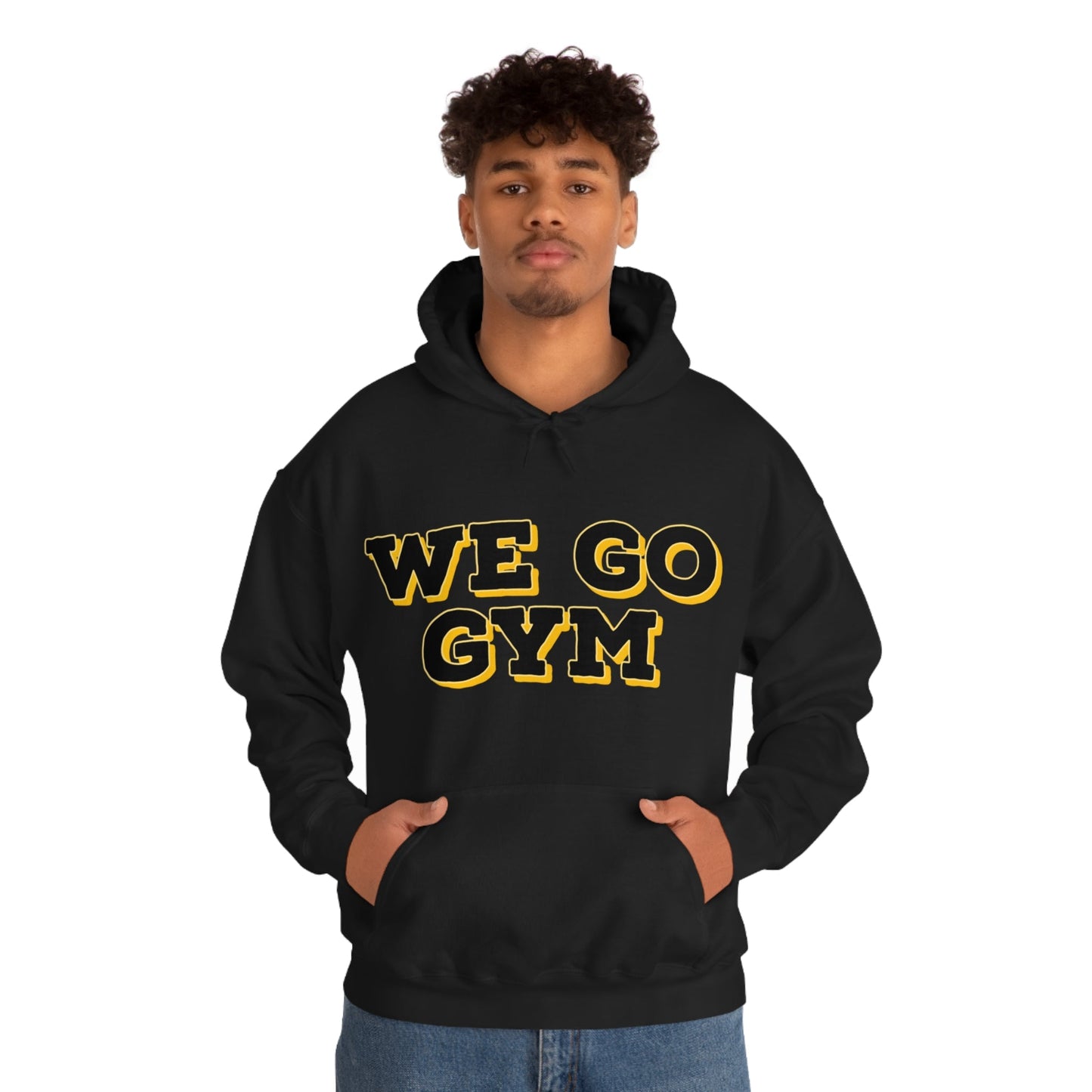 We Go Gym Hoodie Funny Gym Hoodie - Premium Hoodie for Just $34.99! Shop now at Crunchin' Time