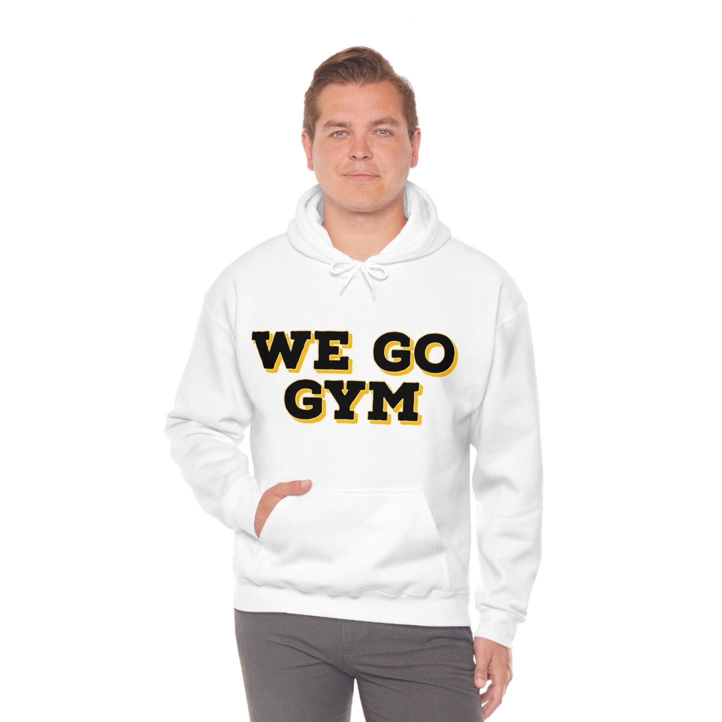 We Go Gym Hoodie Funny Gym Hoodie - Premium Hoodie for Just $34.99! Shop now at Crunchin' Time