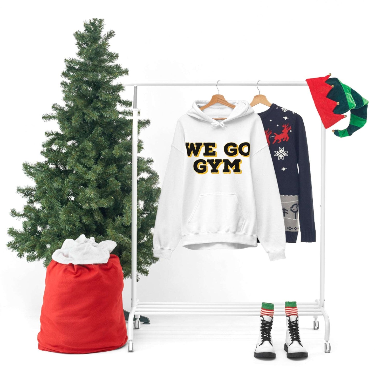 We Go Gym Hoodie Funny Gym Hoodie - Premium Hoodie for Just $34.99! Shop now at Crunchin' Time