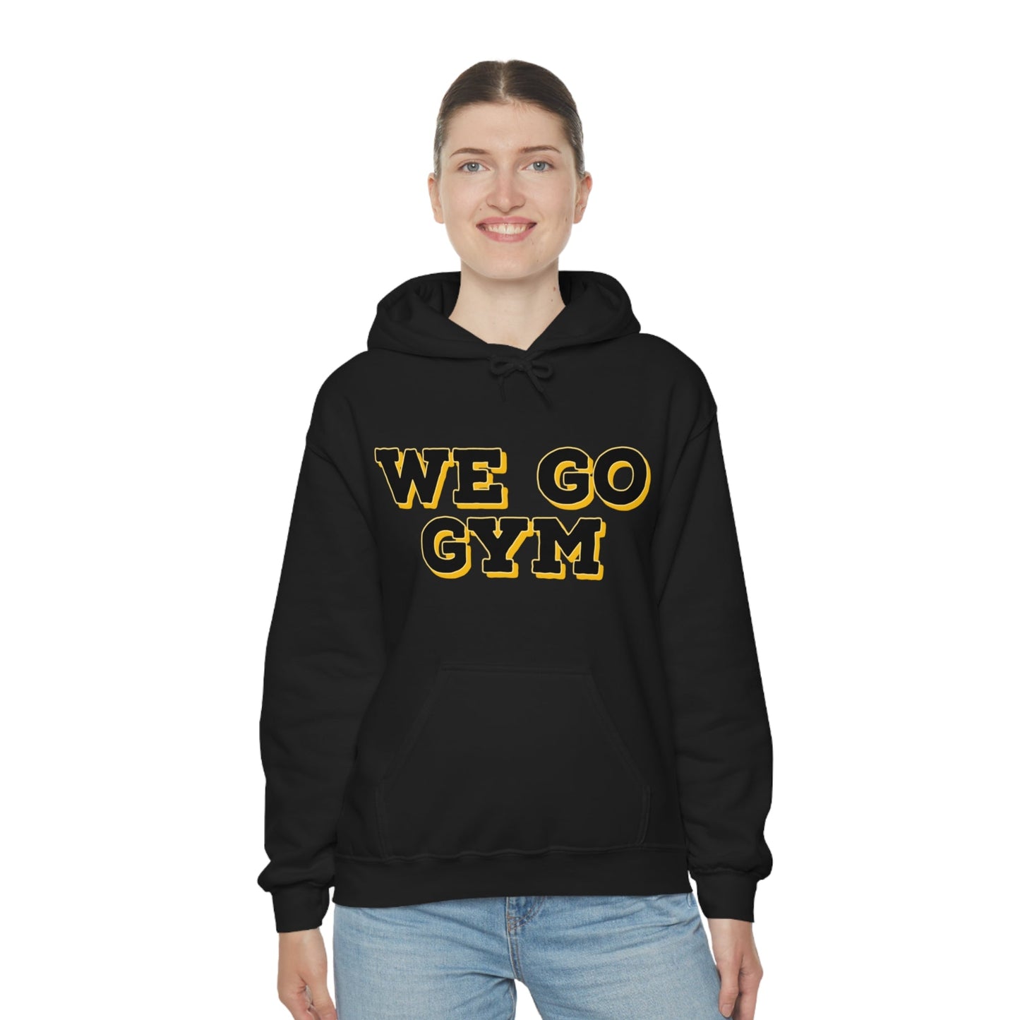 We Go Gym Hoodie Funny Gym Hoodie - Premium Hoodie for Just $34.99! Shop now at Crunchin' Time