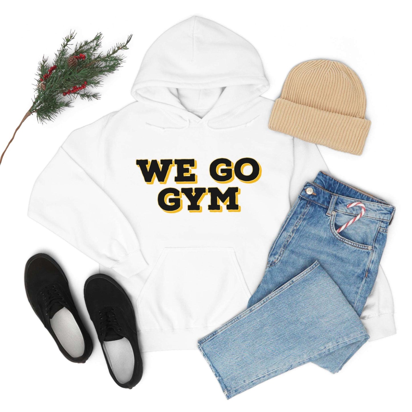 We Go Gym Hoodie Funny Gym Hoodie - Premium Hoodie for Just $34.99! Shop now at Crunchin' Time