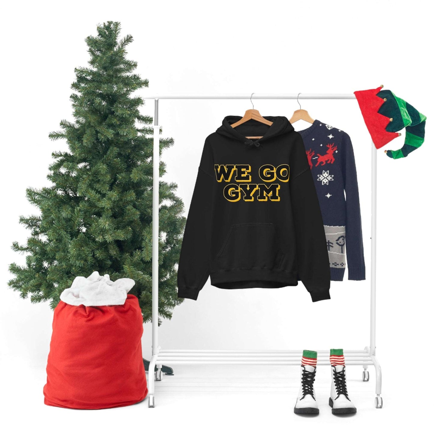 We Go Gym Hoodie Funny Gym Hoodie - Premium Hoodie for Just $34.99! Shop now at Crunchin' Time