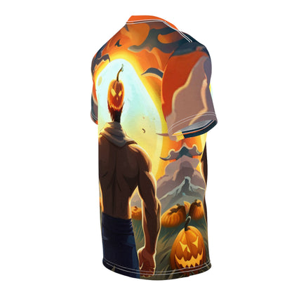 Spooky Gains" All Over Print T-Shirt (AOP) | Mens Halloween Gift for Him | Gym Halloween T-Shirts for Him - Premium All Over Prints for  Just $40! Shop now at Crunchin' Time