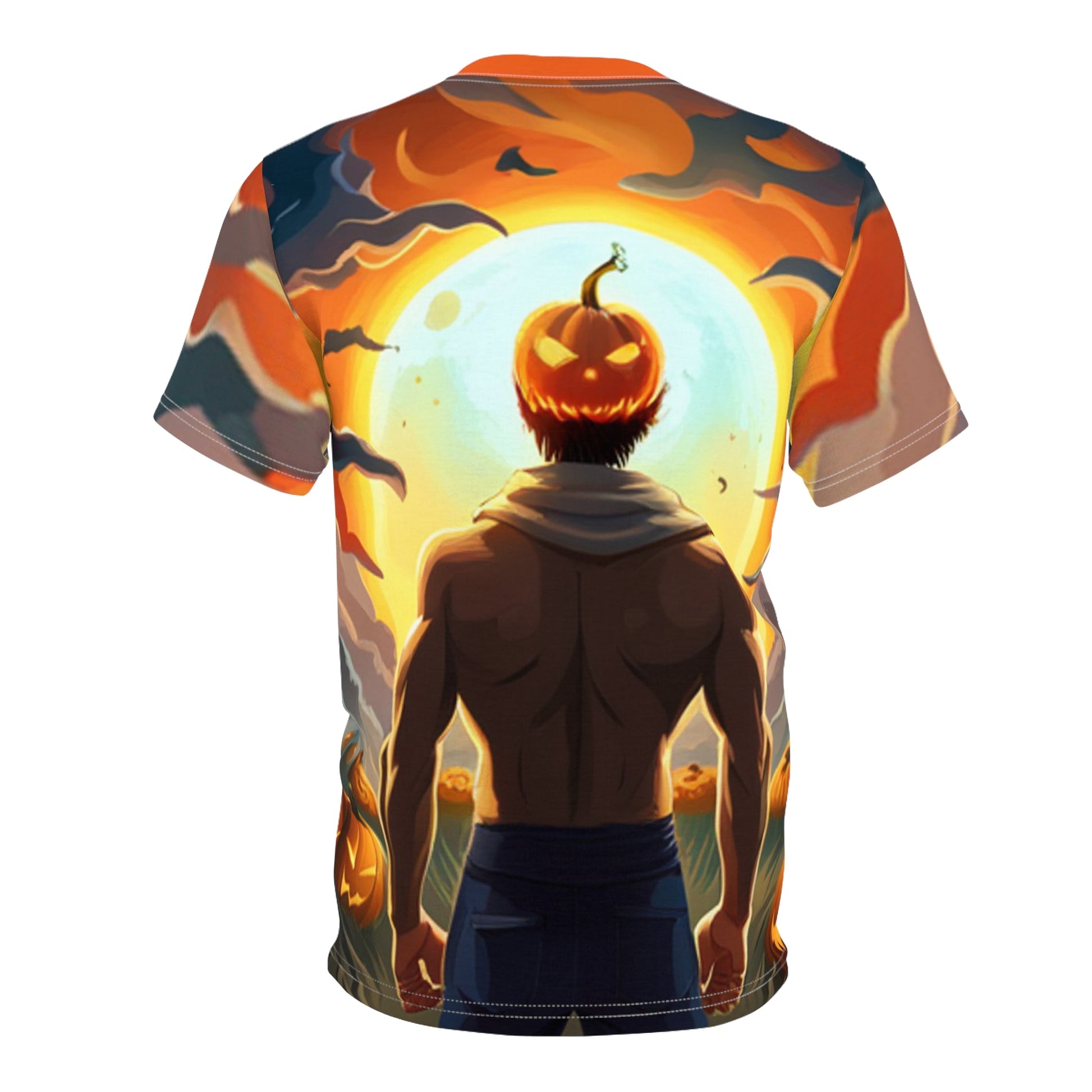 Spooky Gains" All Over Print T-Shirt (AOP) | Mens Halloween Gift for Him | Gym Halloween T-Shirts for Him - Premium All Over Prints for  Just $40! Shop now at Crunchin' Time