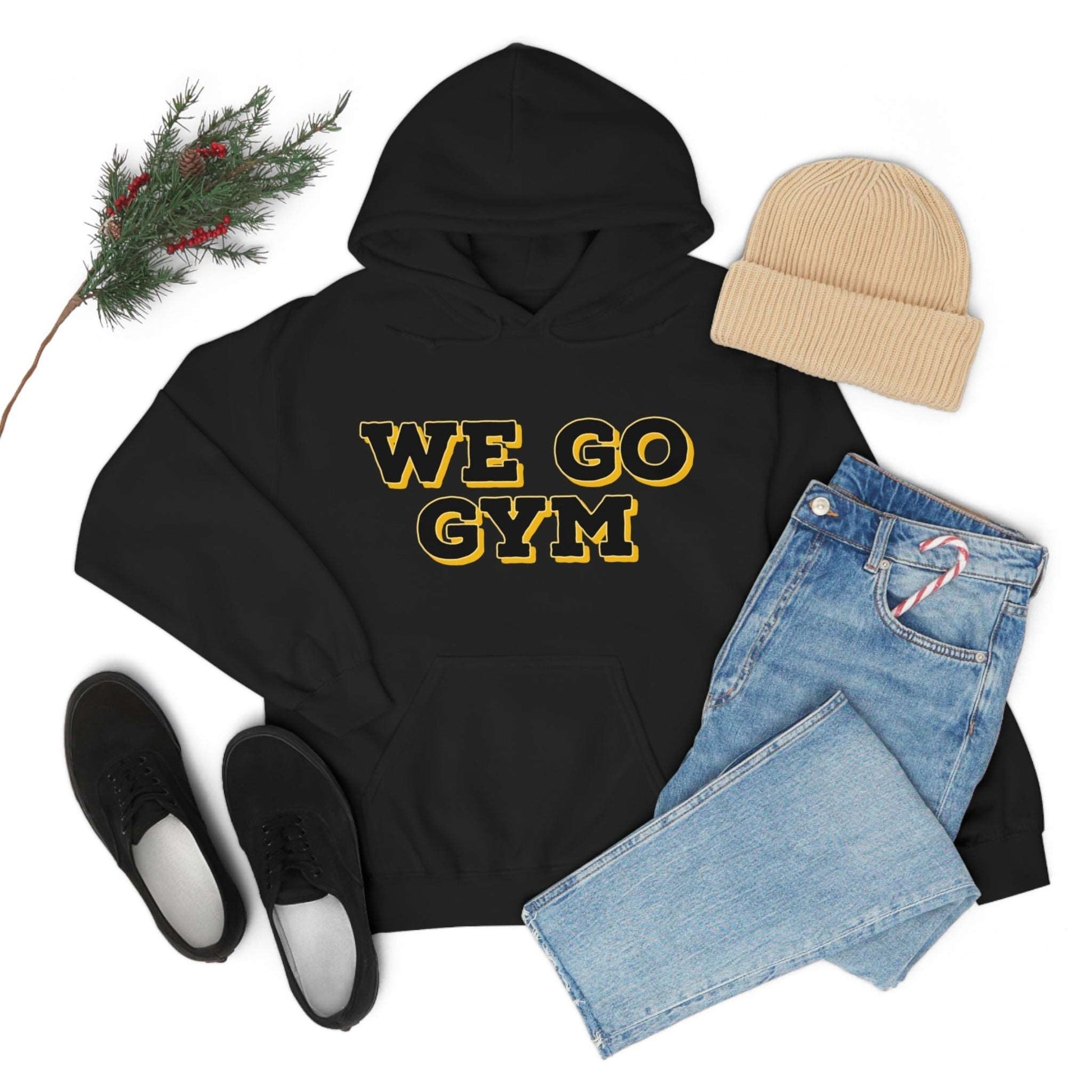 We Go Gym Hoodie Funny Gym Hoodie - Premium Hoodie for  Just $34.99! Shop now at Crunchin' Time