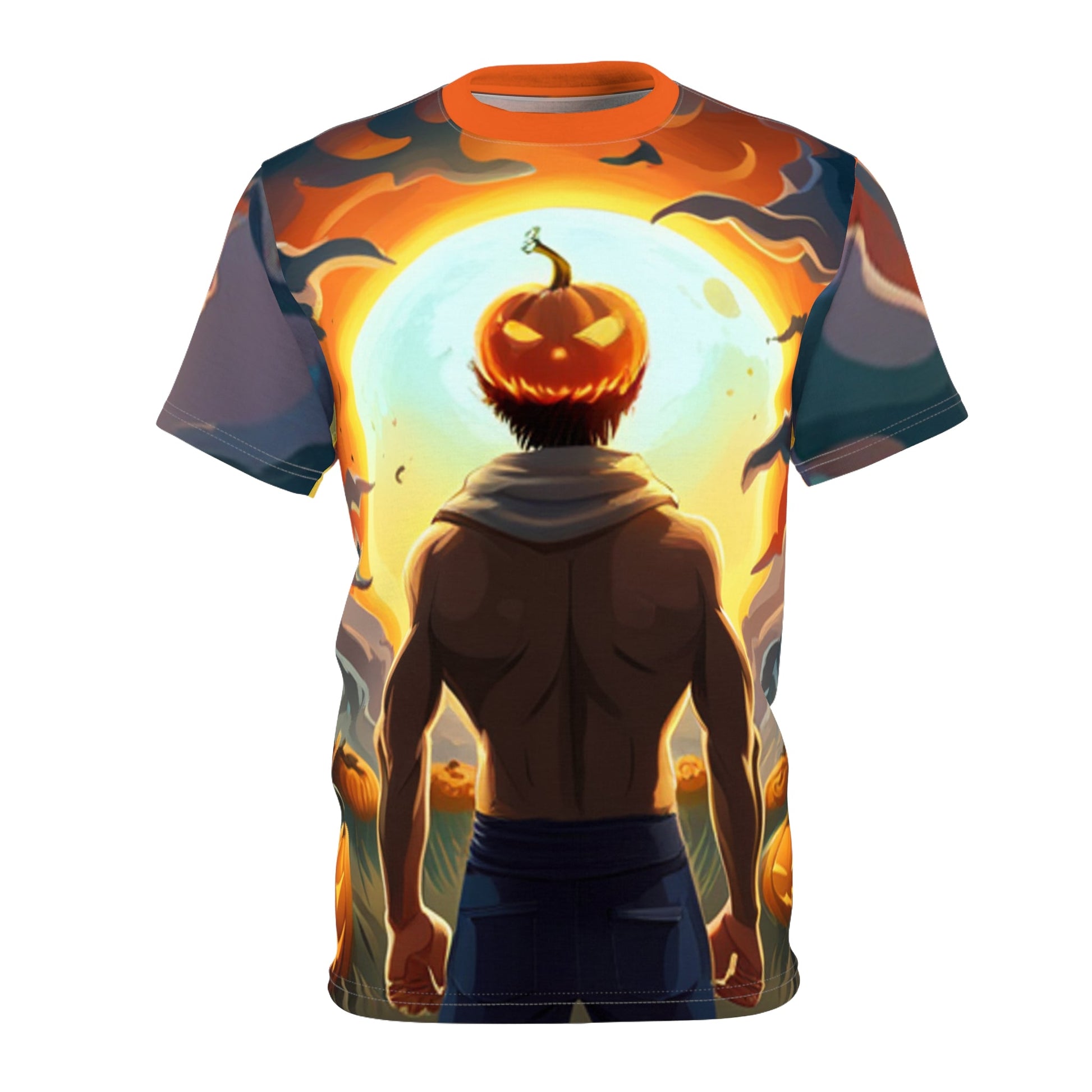 Spooky Gains" All Over Print T-Shirt (AOP) | Mens Halloween Gift for Him | Gym Halloween T-Shirts for Him - Premium All Over Prints for  Just $40! Shop now at Crunchin' Time